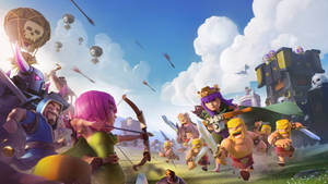 Clash Of Clans Battle Wallpaper