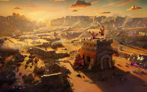 Clash Of Clans Town Wallpaper