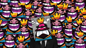Clash Royale Happy King Avatar Wallpaper