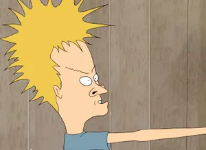 Classic Beavis And Butt-head Cartoon Portrait Wallpaper