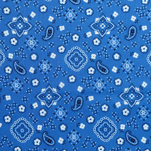 Classic Blue Bandana - Symbol Of Versatility Wallpaper
