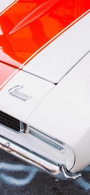 Classic Camaro Closeup Car Iphone Wallpaper