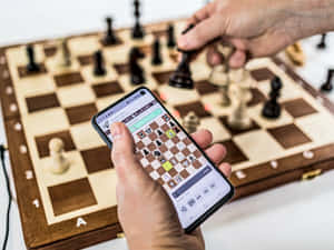 Classic Chessboard Set-up Wallpaper