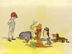 Classic Childrens Book Characters Gathering Wallpaper