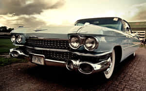 Classic Glory - Glimpse Of Old School Muscle Cars Wallpaper