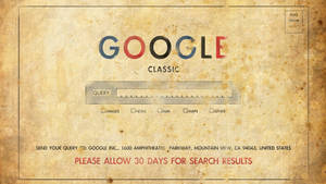 Classic Google Website Wallpaper