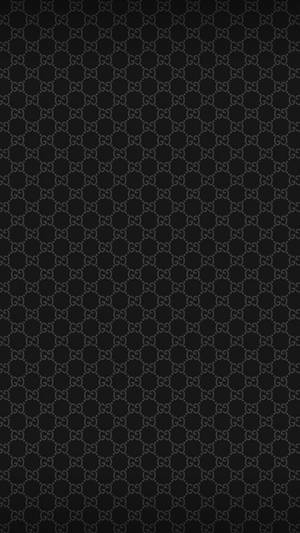 Classic Gucci Fashion Logo Black Pattern Wallpaper