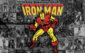 Classic Iron Man The Invincible Comic Wallpaper