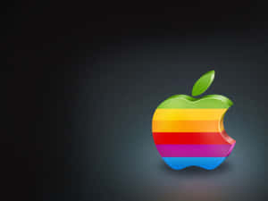 Classic Retro Apple Logo Wallpaper