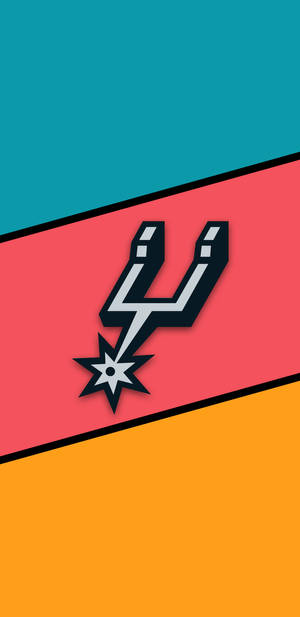 Classic Retro San Antonio Spurs Logo Wallpaper