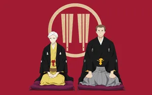 Classic Shouwa Genroku Rakugo Shinjuu Performance Wallpaper