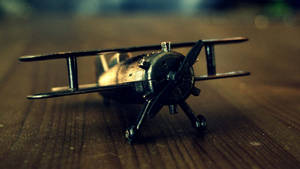 Classic Toy Airplane Wallpaper