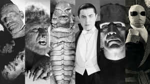 Classic Universal Monsters Collage Wallpaper