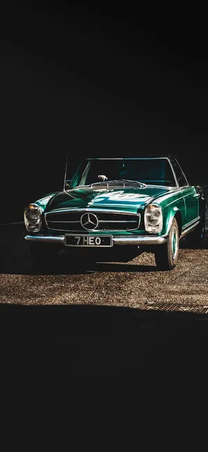 Classic W113 Mercedez Benz Car Iphone Wallpaper