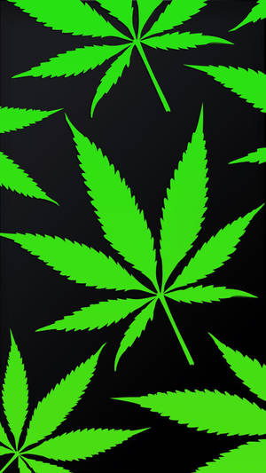 Classic Weed Design For Iphone Wallpaper