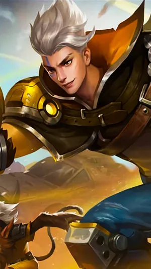 Claude Mobile Legends Golden Bullet Wallpaper