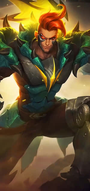 Claude Mobile Legends Mecha Dragon Skin Wallpaper