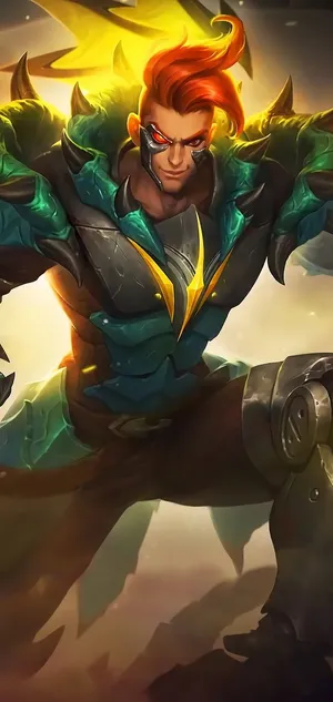 Claude Mobile Legends Mecha Dragon Skin Wallpaper