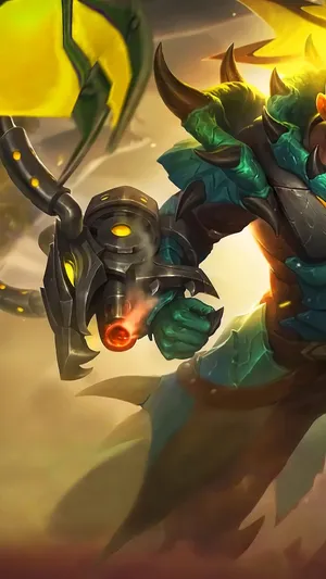 Claude Mobile Legends Mecha Dragon Wallpaper