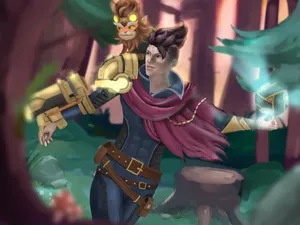 Claude Mobile Legends Monkey Jump Wallpaper