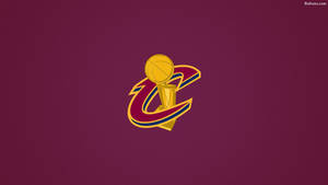 Cleveland Cavaliers Championship Trophy Logo Wallpaper