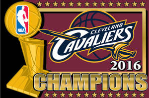 Cleveland Cavaliers Championship Trophy Wallpaper