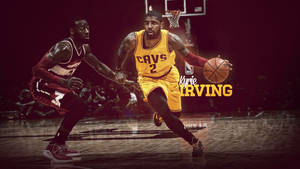 Cleveland Cavaliers Kyrie On Court Wallpaper