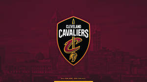 Cleveland Cavaliers Monochromatic Maroon Wallpaper