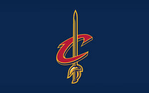 Cleveland Cavaliers Piercing Sword Logo Wallpaper