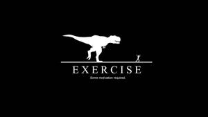 Clever Dinosaur For Motivation Wallpaper