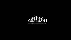 Clever Human Evolution Wallpaper