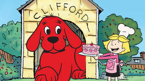 Clifford The Big Red Dog Birthday Cake Wallpaper