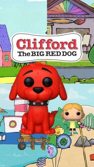 Clifford The Big Red Dog Funko Pop Wallpaper