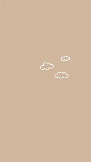 Clip Art Of Beige Minimalist Wallpaper