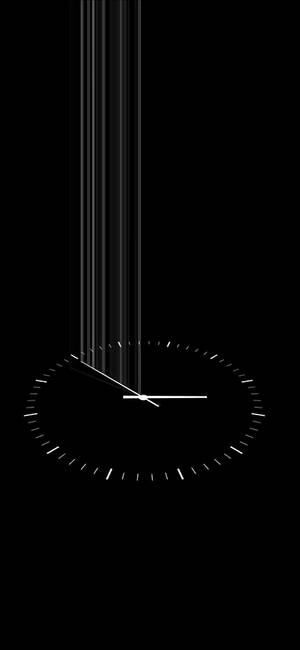 Clock Redmi Note 9 Punch Hole Wallpaper