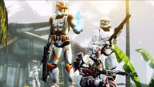 Clone Troopers Ready For Battle Wallpaper