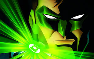 Close-up Cartoon Green Lantern Wallpaper