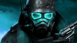 Close-up Fallout 4 4k Man In Mask Wallpaper
