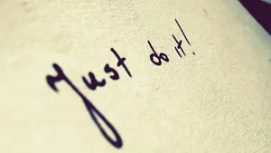 Close-up Just Do It Text Wallpaper