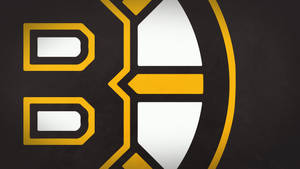 Close-up Of Boston Bruins Hockey Team Logo Wallpaper
