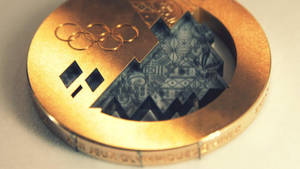 Close-up Of Olympics Medal Wallpaper