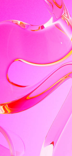 Close-up Pink Liquid Surface Mobile 3d Wallpaper