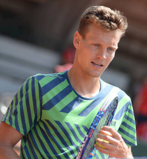 Close-up Portrait Of Tomas Berdych Wallpaper