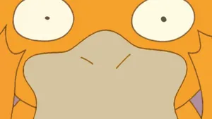 Close -up Psyduck Face Wallpaper