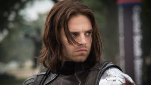 Closed-up Winter Soldier Wallpaper