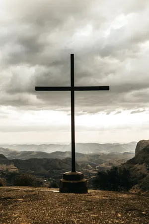 Cloud Cross Iphone Wallpaper