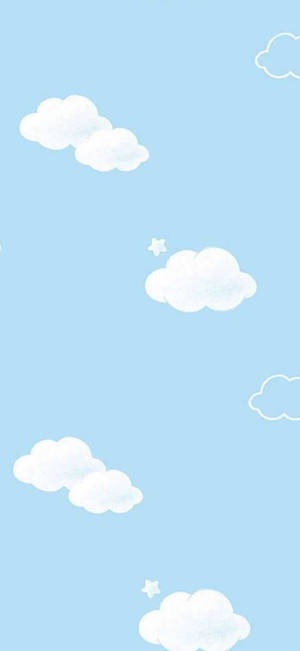 Cloud Light Blue Aesthetic Iphone Wallpaper