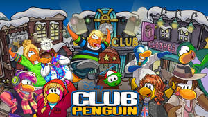 Club Penguin In A Club Dancing Wallpaper