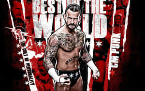 Cm Punk Is The King Of Professional Wrestling Wallpaper