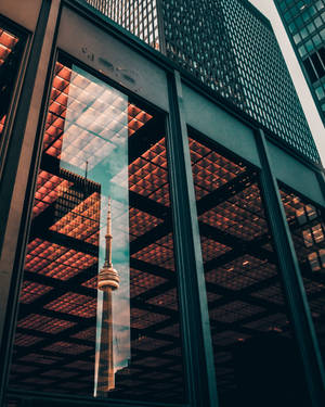 Cn Tower Reflection Wallpaper